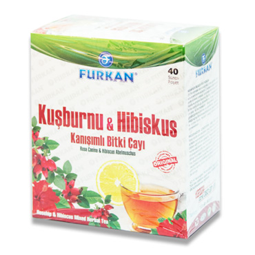 Kuşburnu & Hibiskus Çayı (40 Adet)